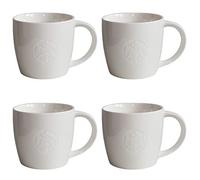 STARBUCKS Grande Fore Here Series - Set di 2 bicchieri da piede, colore: bianco, 2 pezzi, grande/16oz/473 ml
