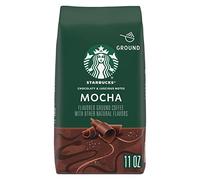 STARBUCKS GROUND MOCHA FLAVORED COFFEE 11 oz. (1 Pack)