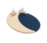 Starbucks Japan Autumn Festival 2025 Sottobicchiere in silicone Luna e conigl...