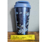 STARBUCKS JAPAN SAKURA 2025 2° bicchiere in acciaio inossidabile blu notte 47...