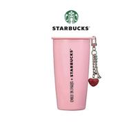 Starbucks Korea 22 SS Emily In Paris Chubby Tumbler 355 ml ciondolo cuore