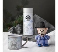 STARBUCKS Korea Hojakdo Magpies & Tigers Mug Tumbler Plush Derpy & Sussie