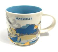 Starbucks Marsille (France) You Are Here Yah Tazza da caffè azzurro