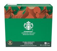 STARBUCKS Premium Instant Coffee Medium Roast Caffè Solubile Torrefatto e Macinato, 50 Bustine da 2,3g (115g)