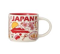 Starbucks Tazza da caffè da 396,9 g - Ceramica, Cilindrico, 14 ounces, Floreale, 1 Count (Pack of 1), Riutilizzabile, Natale, Compleanno, Festa del papà, Festa della mamma