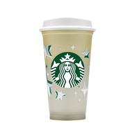 STARBUCKS Tazza riutilizzabile che cambia colore | Edizione limitata Festive Gold Grande tazza media tazza/tazza/bicchiere 473 ml/16 oz, 011147270