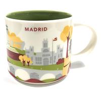 Starbucks Tazza YAH City con scritta "You Are Here", MADRID, Spagna.