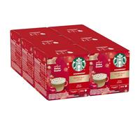 STARBUCKS Toffee Nut Latte by Nescafé Dolce Gusto Caffè Caramello e Nocciola, 6 confezioni da 12 capsule (72 capsule compatibili Nescafé Dolce Gusto)