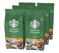 STARBUCKS Veranda Blend Caffè Macinato Tostatura Leggera, 6 Sacchetti da 200g (1,2kg)