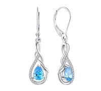 Starchenie Orecchini Donna Argento 925 Pendenti Infinito Orecchino con Zirconi Regalo di Gioielli
