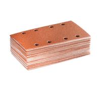 Starcke Set 50 fogli carta abrasiva foro 8x, Lxl=185x93 mm Quantità:1