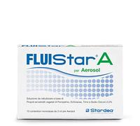 Stardea FLUISTAR A per Aerosol, Soluzione da Nebulizzare, Propoli, Pompelmo, Echinacea, Timo, Sodio Cloruro 2,0%, Dispositivo Medico, 10 Fiale Monodose da 3 ml