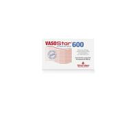 Stardea Integratore alimentare Vasostar 600 – Per funzionamento vasi sanguigni – 30 compresse