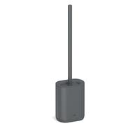 stardis Spazzolone per WC Puro in Silicone Opaco Spazzolone per WC Compatto Set Spazzola Antibatterica Grigio