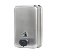 Stardrix Heavy Duty Stainless Steel Wall Mount Soap Dispenser, 1100ml/37oz, with Corrosion Proof Lining and Anti-Leak Pump for Commercial & Home Bathroom Kitchen(Vertical)
