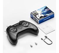 STARDRONE Telecomando Simulatore Volo Drone S8 8 Canali per Giochi FPV Drone, Supporto Sistemi & Piattaforme Popolari Piloti Principianti e Professionisti (Moda (Nero)