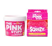 Stardrops - The Pink Stuff Miracle Cleaning Paste & Sqeezy Scrubber Sponge Bundle - Cleaner per tutti gli usi non scratch per i bagnini bagni da pare
