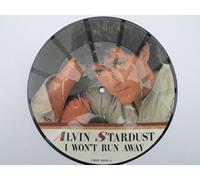 Stardust, Alvin - Stardust, Alvin I Won't Run Away 7"PD Chrysalis CHSP2829 EX1984 7" picture disc in pvc sleeve