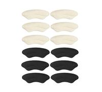 Stareal 12 Pezzi Cuscinetti Per Tallone Neri E Beige Aderenti Per Scarpe Troppo Grandi Uomo Donna, Inserti Per Cuscini Per Tallone Per Scarpe Larghe, Riempitivo Per Migliore Vestibilità