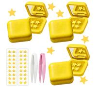 Starface, cerotti idrocolloidali per brufoli, con piccola clip, 160 pezzi, toppe a forma di stella per la cura del viso e della pelle