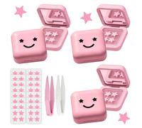 Starface, cerotti idrocolloidali per brufoli, con piccola clip, 160 pezzi, toppe a forma di stella per la cura del viso e della pelle