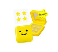 Starface Hydro-Stars Big Yellow, Cerotti per brufoli idrocolloidali, assorbono i fluidi e riducono l’infiammazione, a forma di simpatica stella, vegani e non testati sugli animali (32 pezzi)