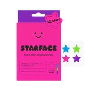 Starface Party Pack - Cerotti idrocolloidi per grani a forma di stella, colorati, 32 pezzi