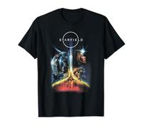 Starfield Colorful Key Art Poster Illustration Video Game Maglietta