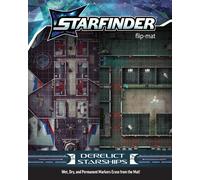 STARFINDER Flip-Mat Derelict Starships Gioco Da Tavolo
