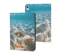 Starfish and Seashell on The Beach Case Compatibile per iPad Mini6 (8.3") Tablet Custodie Stand Cover Protettiva con Sleep/Wake