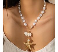Starfish Chunky Gold Beach Summer Jewelry Donna Statement Layered Ocean