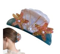 Starfish Hair Clip, Nonslip Hairpin Accessory, 3.54x1.69in Secure Hold Design, Creative Pearl Detail, Elegant Hair Styling for Bun Ponytail Hair Accessory