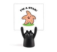 Starfish Life Ocean Star Art Deco Fashion Memo Holder Cartoon Black Cat Stand Decorazione