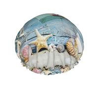 Starfish Lighthouse Beach Multi-Scene e Multiuso Doccia Spa Doppio Strato Impermeabile Cuffia Doccia E Cuffia Cucina, Adatto Per Adulti, Bambini E Uomini E Donne.
