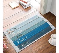 Starfish The Beach Is My Happy Place Zerbino Ingresso Trappola Sporco Tappeto Entrata Assorbente Tappeti Da Bagno Per Corridoio Esterno Interno 40X60 Cm