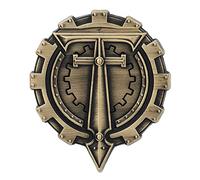 Starforged Collegia Titanica Pin Adeptus Mechanicus Titan Legion Pin Badge Warhammer 40000, small, Lega di acciaio, Nessuna pietra preziosa
