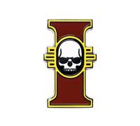 Starforged Compatibile con Warhammer 40k Heraldies dei Capitoli Tema Scudo colorato Pin1 PC