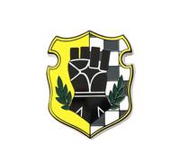 Starforged Compatibile con Warhammer 40k Heraldies dei Capitoli Tema Scudo colorato Pin1 PC