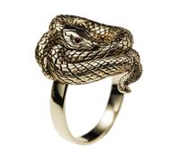 Starforged DARK SOULS III Covetous Gold Serpent Ring Accessori Periferiche di gioco ufficialmente autorizzate, Height 24.2 mm × Width 17.1 mm, Metallo, Agata
