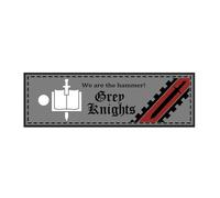 Starforged lmperial Forze Armate Morale Patch Warhammer 40K WH40, Grey Knight, Plastica, Senza pietre preziose