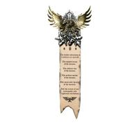 Starforged Spilla da frigorifero con scritta "Grey Knights Warhammer 40 K", medaglietta della Legione dell'Eresia dell'Aquila Horus, taglia unica, in metallo, senza pietra preziosa, One Size, Metallo,