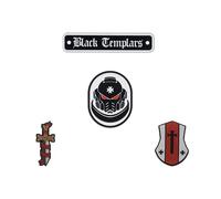 Starforged Warhammer 40K Black Templars Set Defenders of Terra Honor Patch Collection Accessori Regalo Uomo
