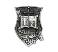 Starforged Warhammer 40K Chapter Icon Grey Knight Death Watch Space Wolves Pin Badge Accessori Uomo, Lega di acciaio, Nessuna pietra preziosa