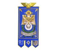 Starforged Warhammer 40K Space Marines 2 Ultramarines Second Company Bandiera Militare Frigorifero Altro