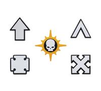 Starforged Warhammer 40K Space Marines Tactical Marks Set Defenders of Terra Honor Patch Collection Accessori Regalo Uomo