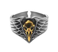 Starforged Warhammer 40K The Black Wings of Deliverance Raven Guard - Anello in argento, Metallo, Nessuna pietra preziosa