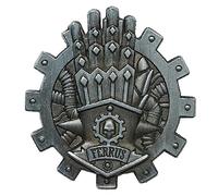 Starforged Warhammer Fantasy Battle WH40K Wrath of Khaine Zaini da uomo Accessori Abbigliamento Spilla 40K, Medium, Lega di acciaio, Nessuna pietra preziosa