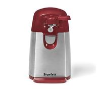 Starfrit Electric MightiCan Can Opener - 3-in-1 - Hands Free - Safe - Easy to Use - Knife & Scissor Sharpener - Magnetic Lid Holder