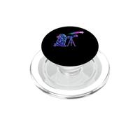 Stargazer Boy Christmas Telescope Space PopSockets PopGrip per MagSafe