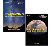 Stargazing & Moongazing Beginners guide By Royal Observatory Greenwich 2 Books Collection Set